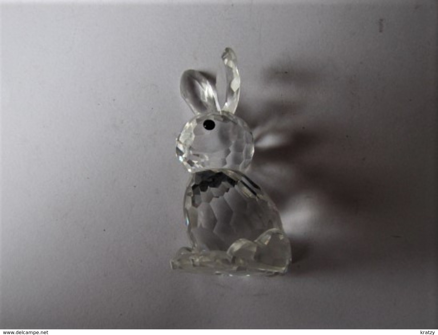 Petit Lapin En Cristal Swarovski - 5,5 Cm. - Vetro & Cristallo