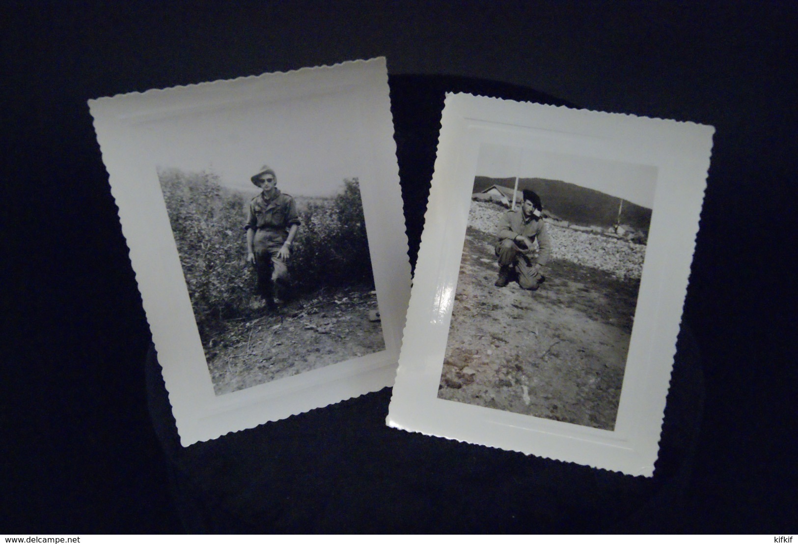 Lot 140 Photos Guerre algériennes service militaire CCAS 14ème BCA Chasseur alpin