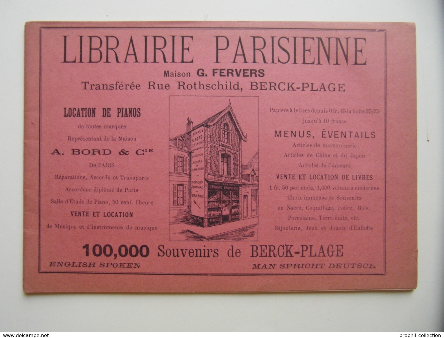 FRANCE-ALBUM" SOUVENRIS DE BERCK-PLAGE " (1895) Avec NOMBREUSES GRAVURES PUBLICITÉS - Magazines - Before 1900