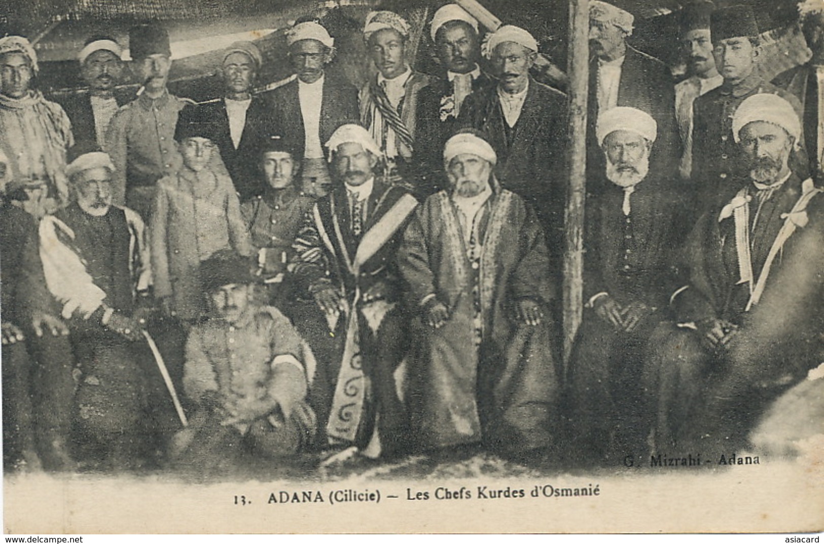 Adana Cilicie Les Chefs Kurdes D' Osmanié . Edit Mizrahi - Arménie