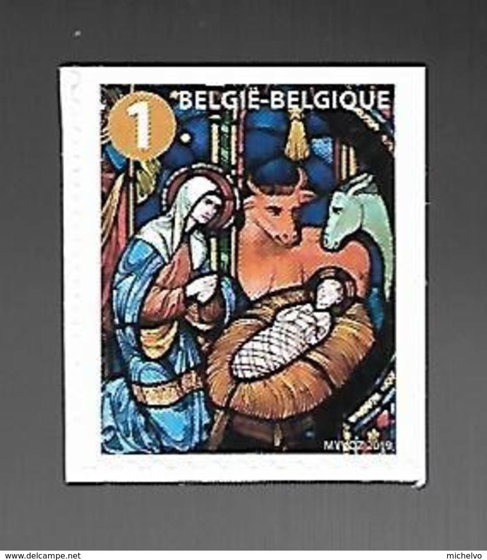 Belg. 2019 - Timbre De Noël ** - (non Dentelé En-haut) - Unused Stamps