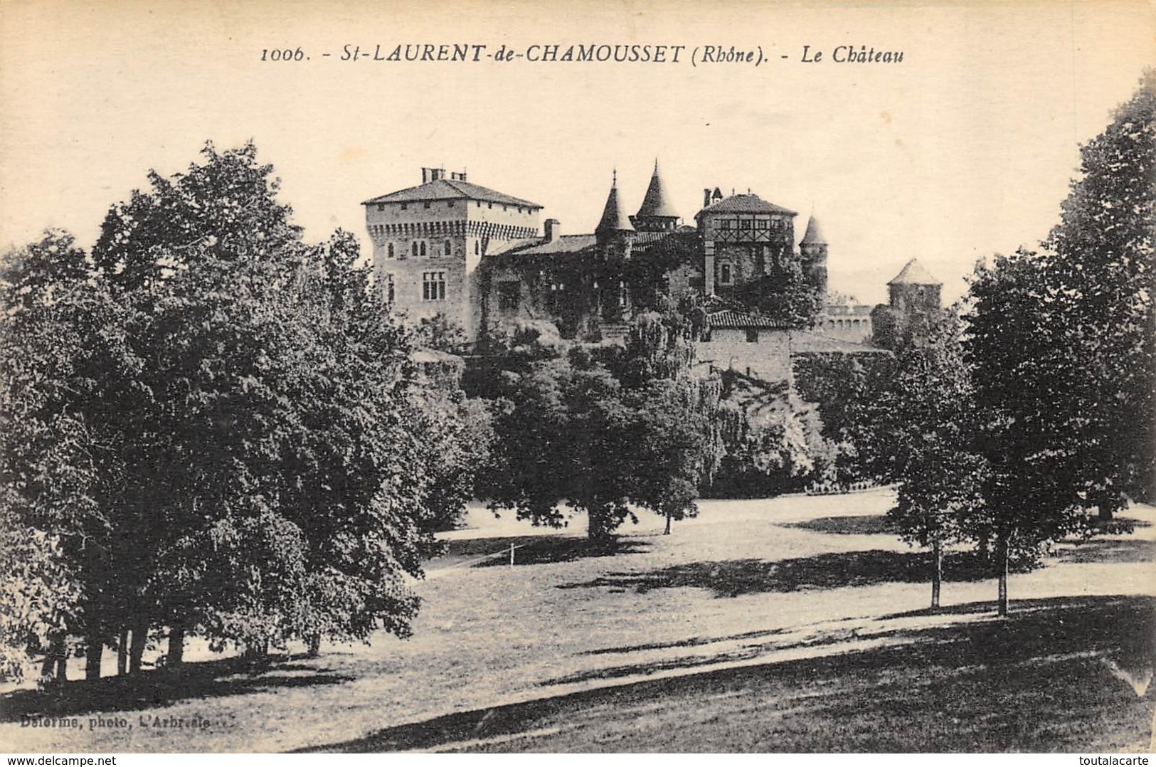 CPA 69 ST LAURENT DE CHAMOUSSET LE CHATEAU - Saint-Laurent-de-Chamousset