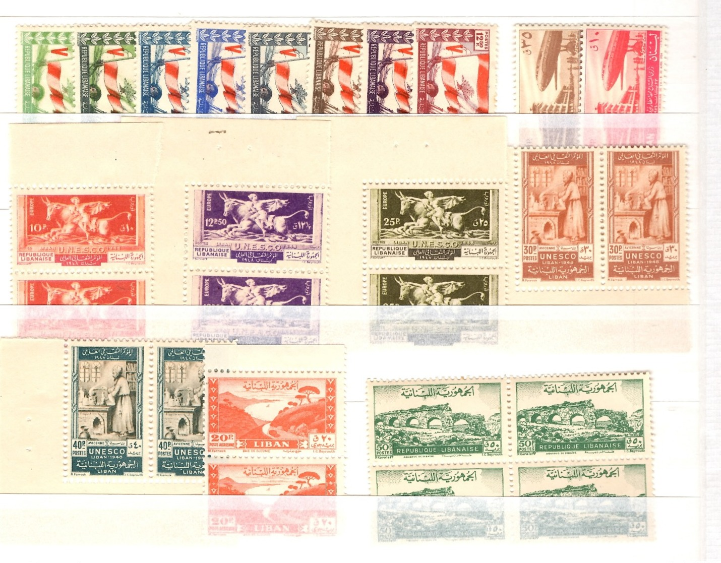 Liban Petite Collection Neufs ** MNH 1946/1952. TB. A Saisir! - Liban