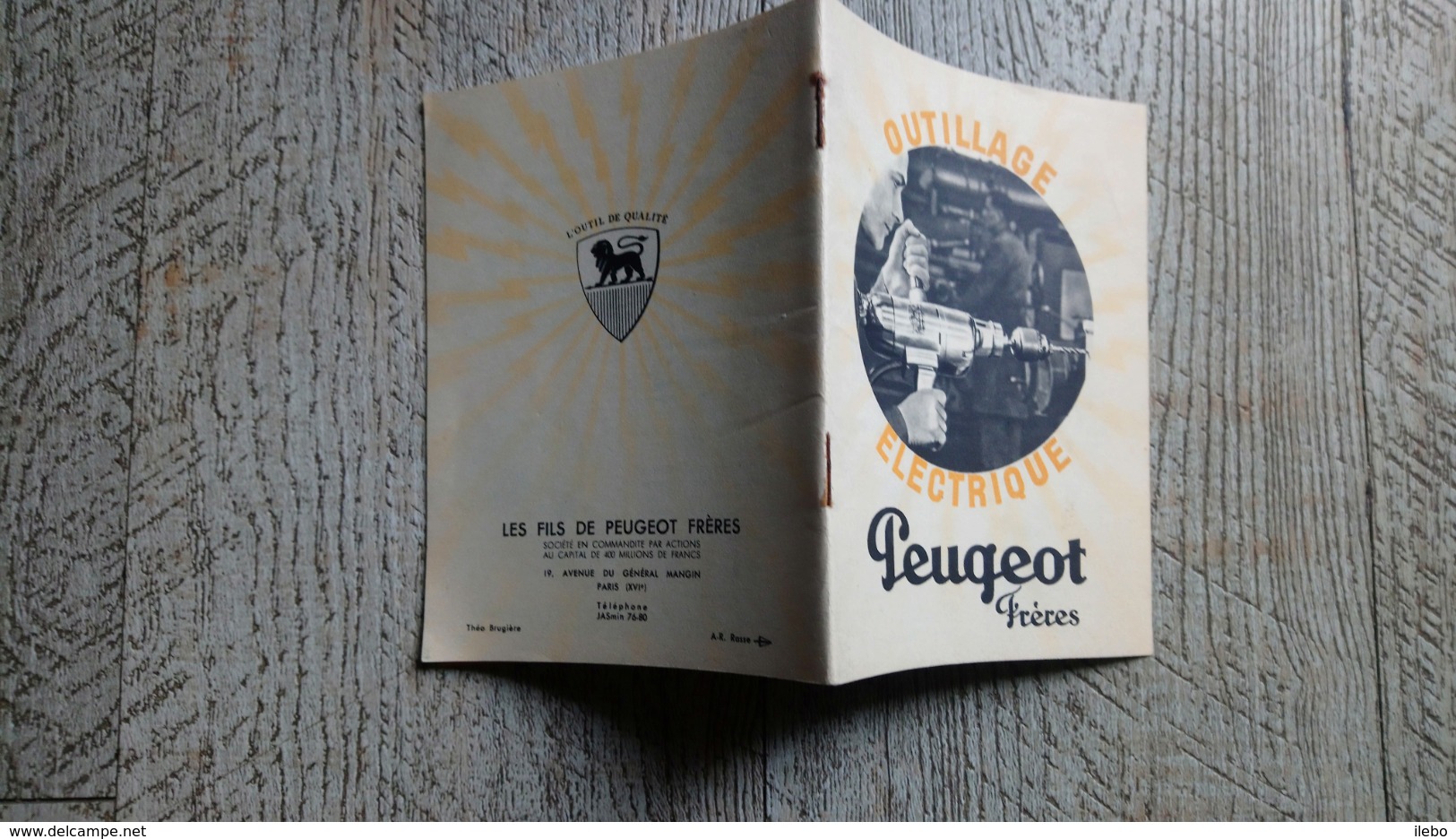 Petit Catalogue Peugeot Outillage électrique - Reclame