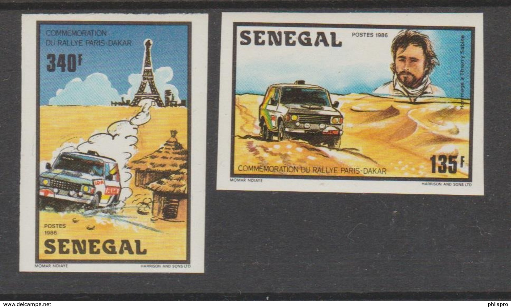 SENEGAL     IMPERFORATES.   VOITURES**MNH  Réf  Q214 - Cars