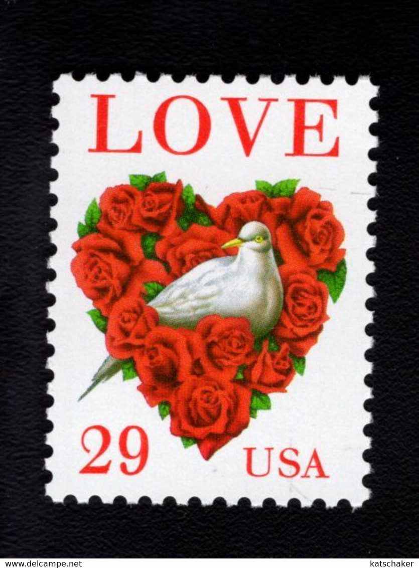 859481425 SCOTT 2814C POSTFRIS MINT NEVER HINGED EINWANDFREI (XX) - LOVE STAMP DOVE AND ROSES - Nuevos