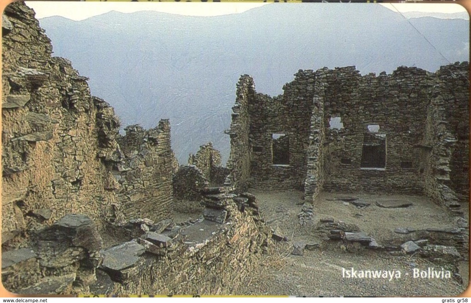 Bolivia - BO-ENTEL-033, Urmet, Iskanwaya,  Ruins Of Ancient Towns, 10 Bs., 8/98, Mint - Bolivia
