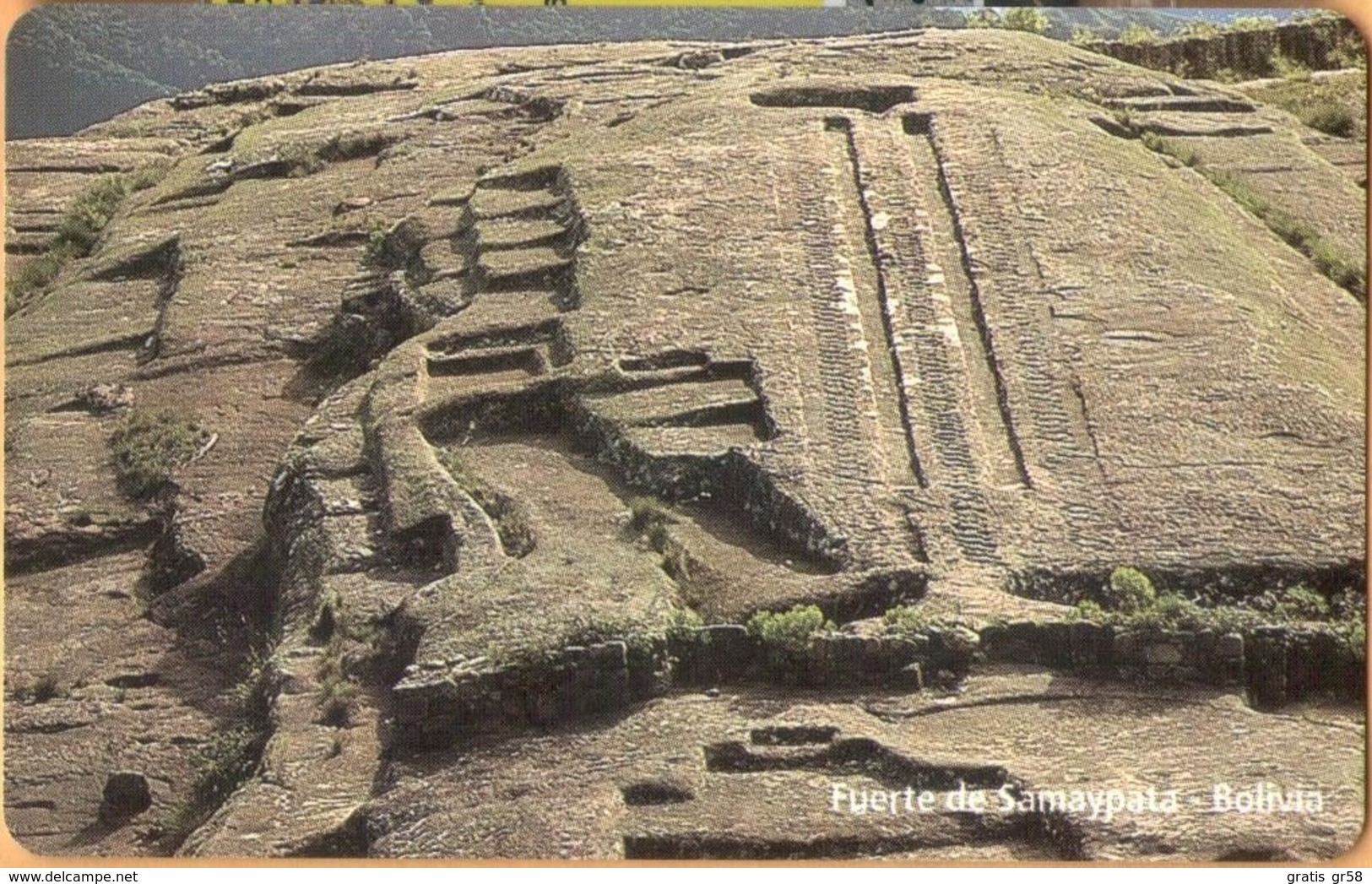 Bolivia - BO-ENTEL-034, Urmet, Fuerte De Samaypata, Ruins Of Ancient Towns, 20 Bs., 6/97, Mint - Bolivien