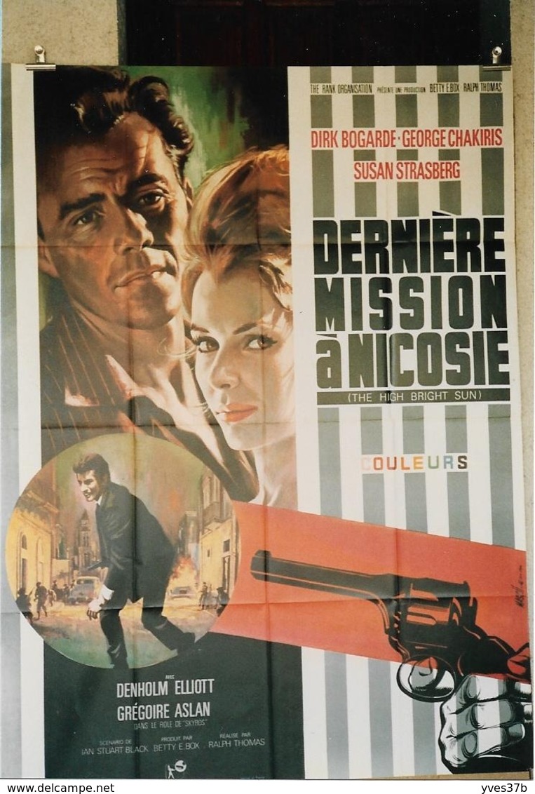"Dernière Mission à Nicosie" Dirk Bogarde...1964 - 120x160 - TTB - Plakate & Poster
