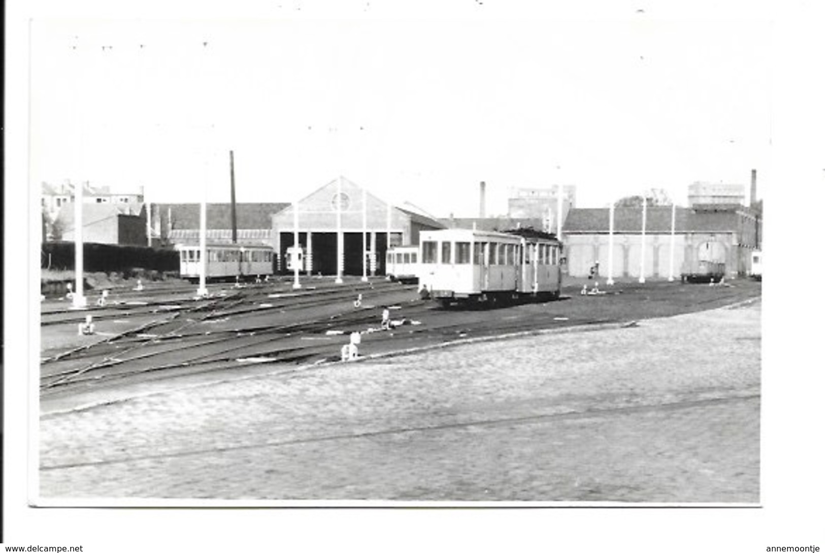 Turnhout - Stelplaats Met Trams. (Foto 13,5 X 8,5 Cm) - Turnhout