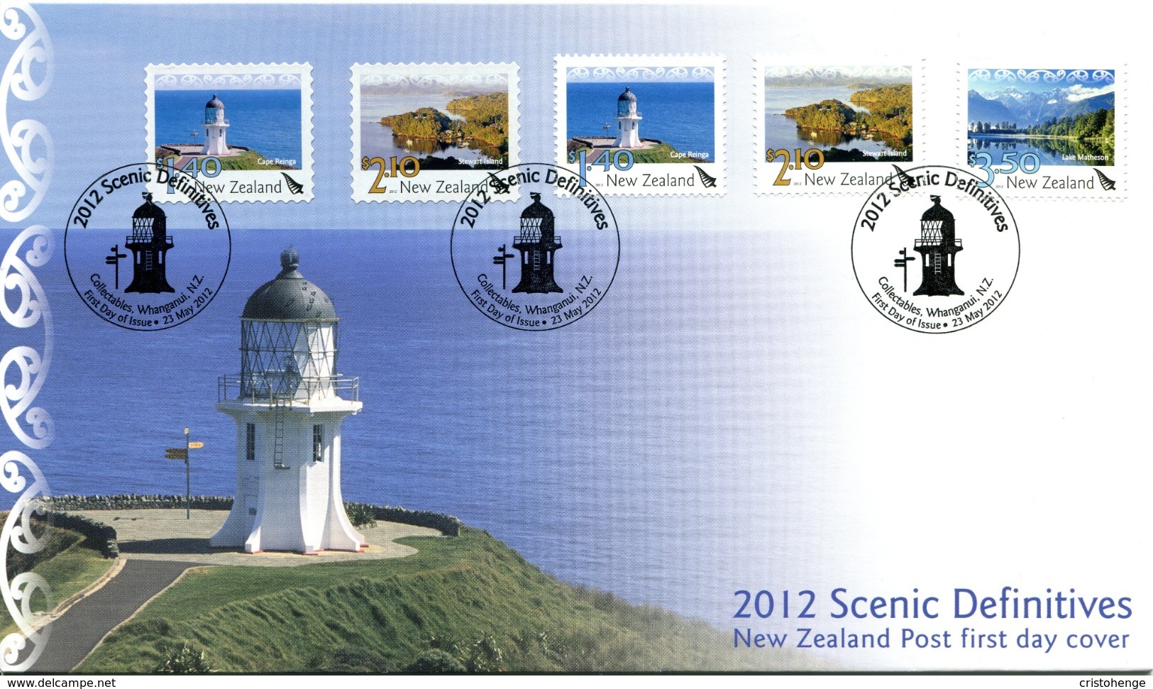 New Zealand 2012 Landscapes FDC Cover - FDC