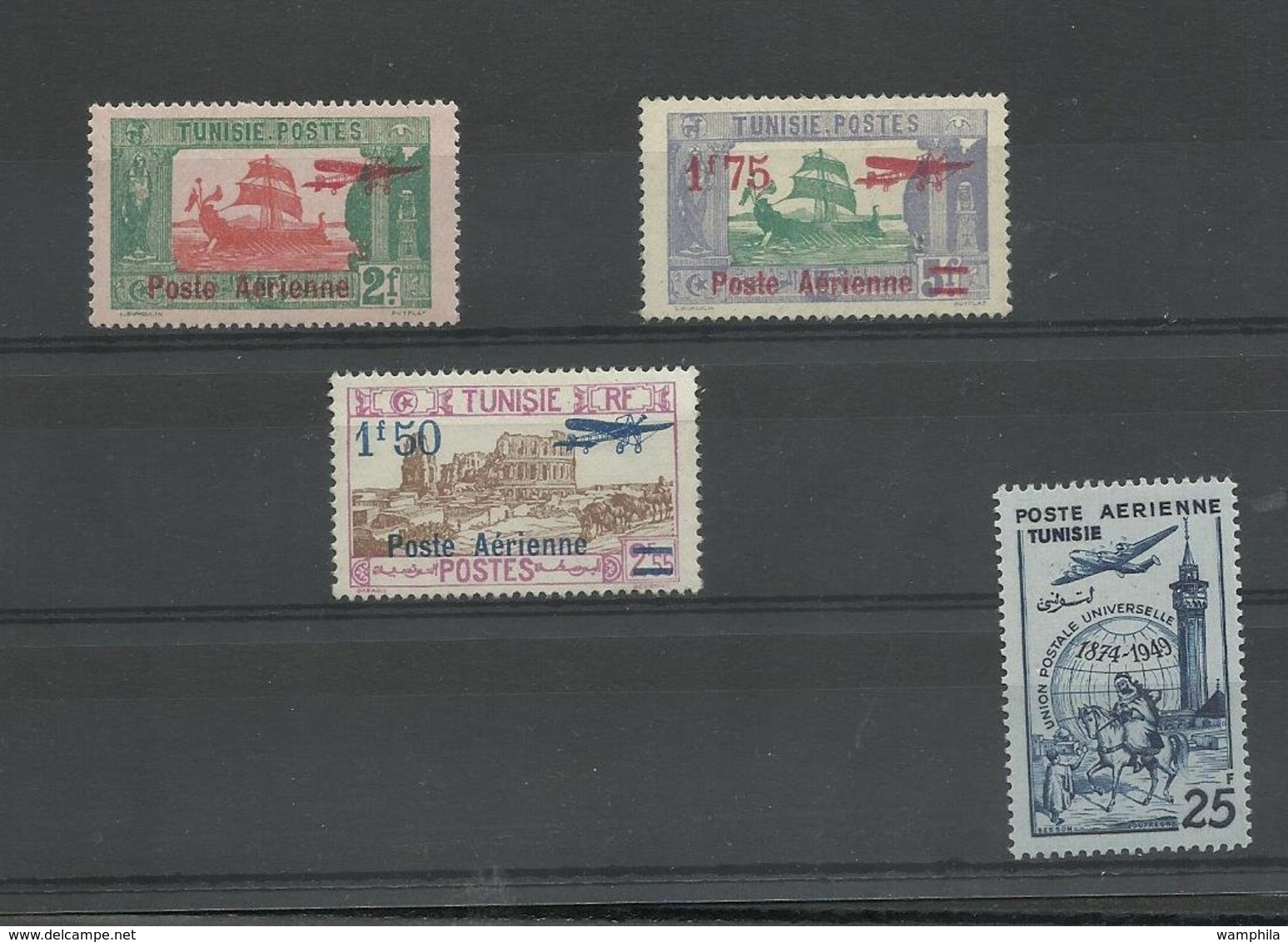 Tunisie Lot De P.A. Neufs ** MNH, Voir 4 Scanns & Description, Cote 116€ 20 - Luftpost