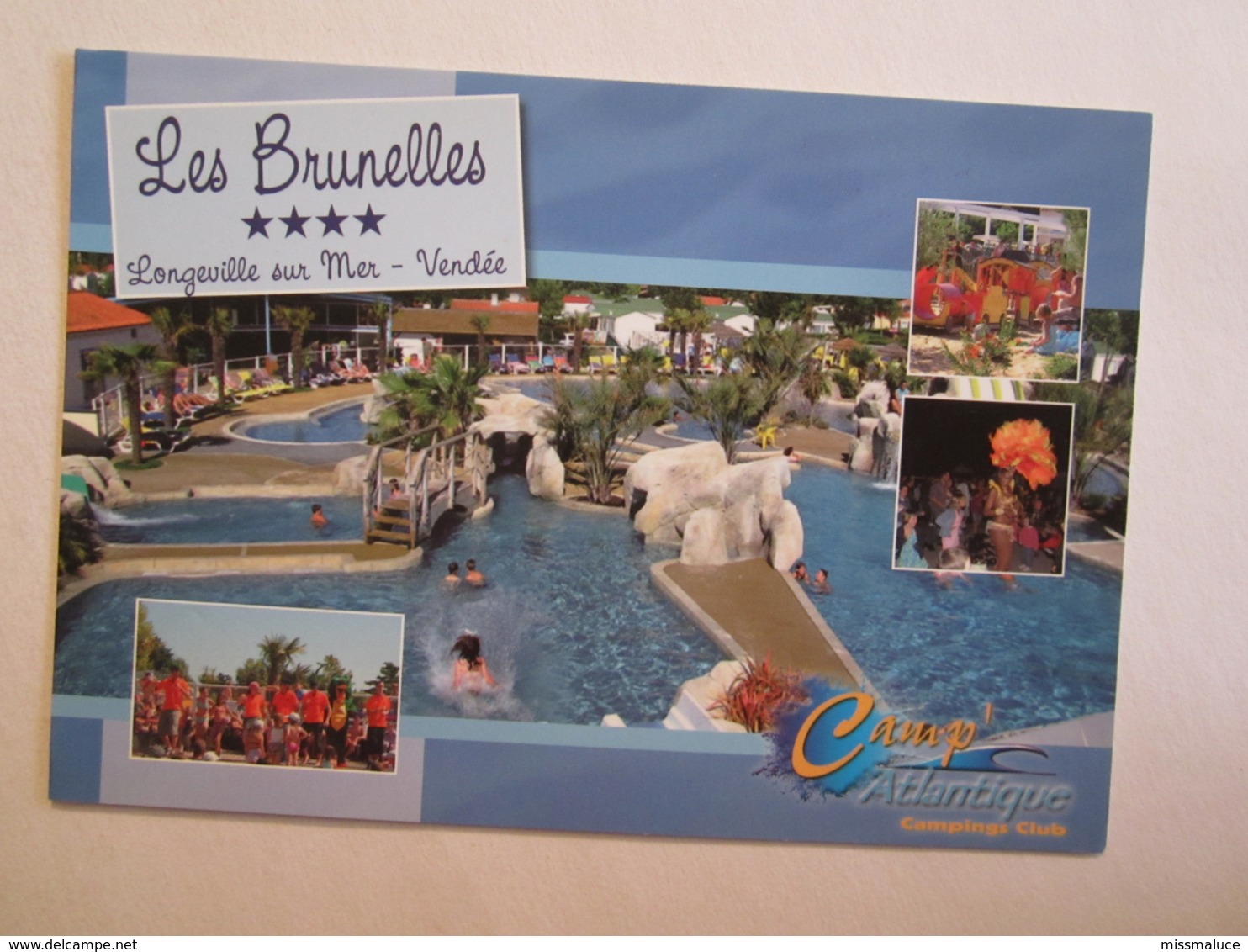 85 Vendée Les Brunelles Camp Atlantique Camping Longueville Sur Mer - Autres & Non Classés