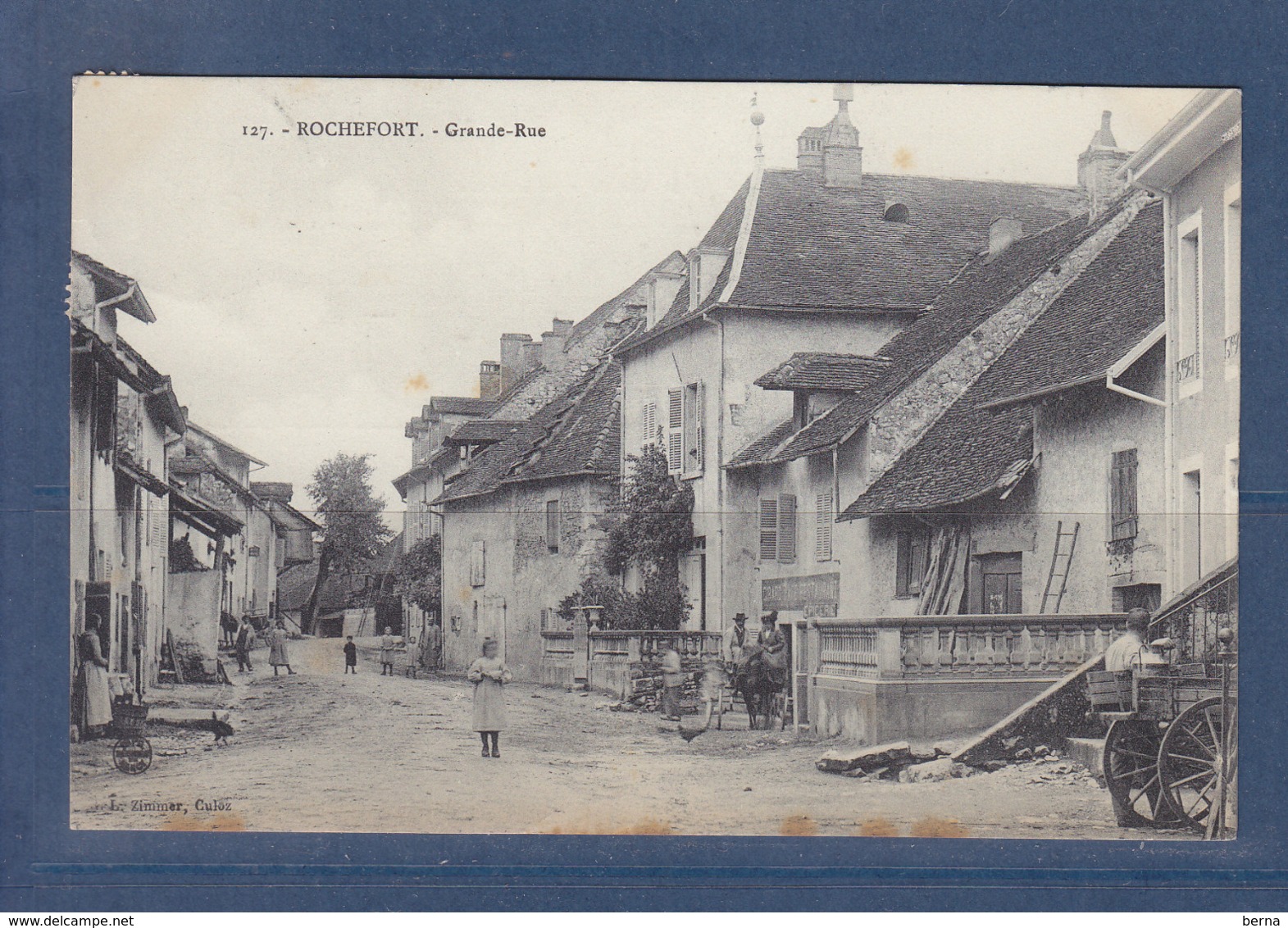 01 ROCHEFORT GRANDE RUE BAS DE LA CARTE ROUSSEUR - Ohne Zuordnung