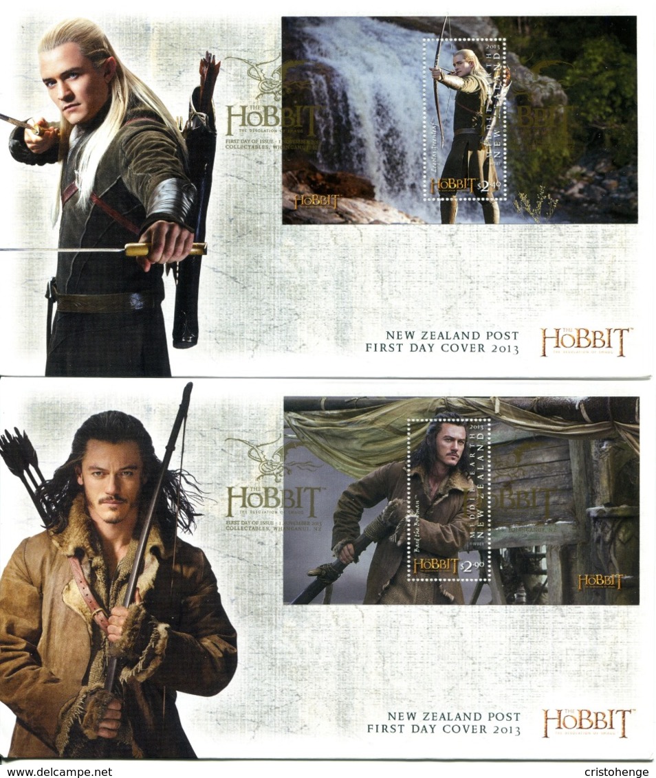 New Zealand 2013 The Hobbit: The Desolation Of Smaug Sheetlets FDC Cover Set Of 6 - FDC