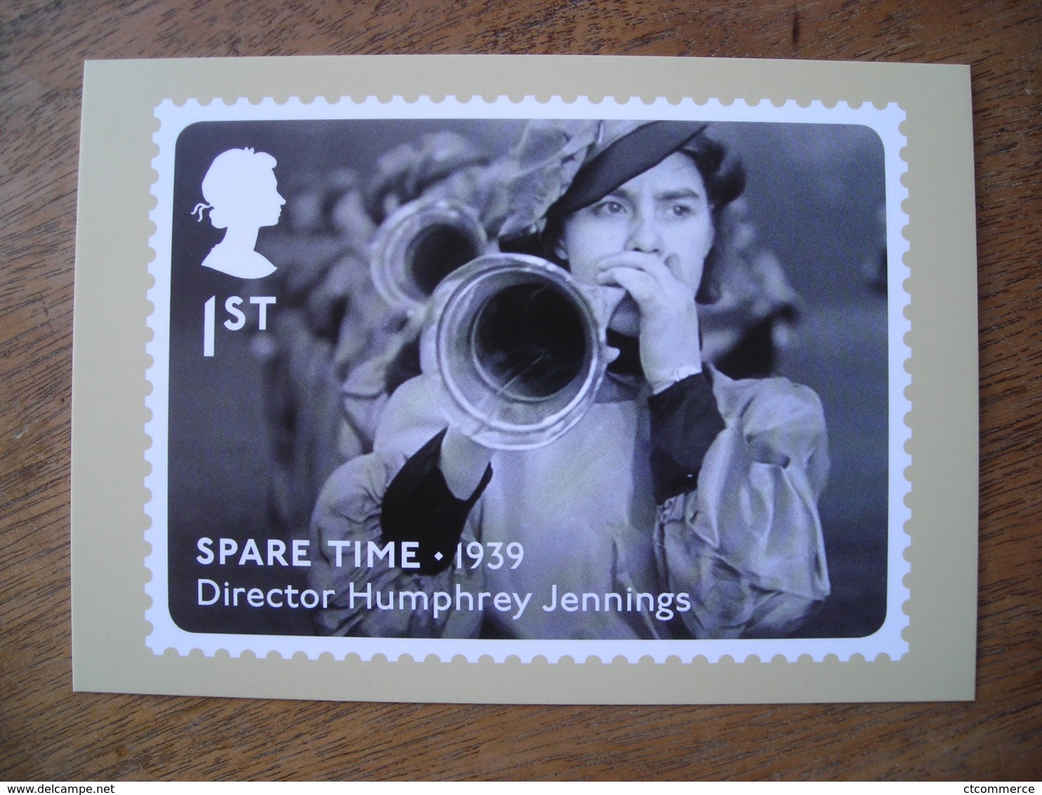 PHQ Card Great British Film, GPO Film Unit, Spare Time (1939) - Stamps (pictures)