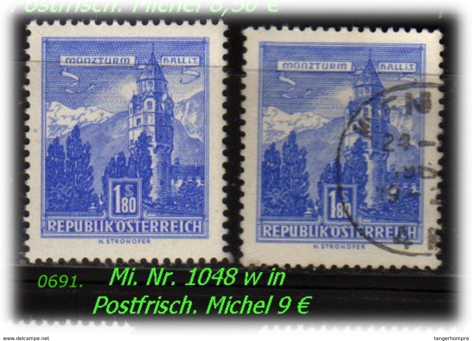 Österreich - Mi. Nr: 1048 W - In Postfrisch + Gebraucht - Ungebraucht