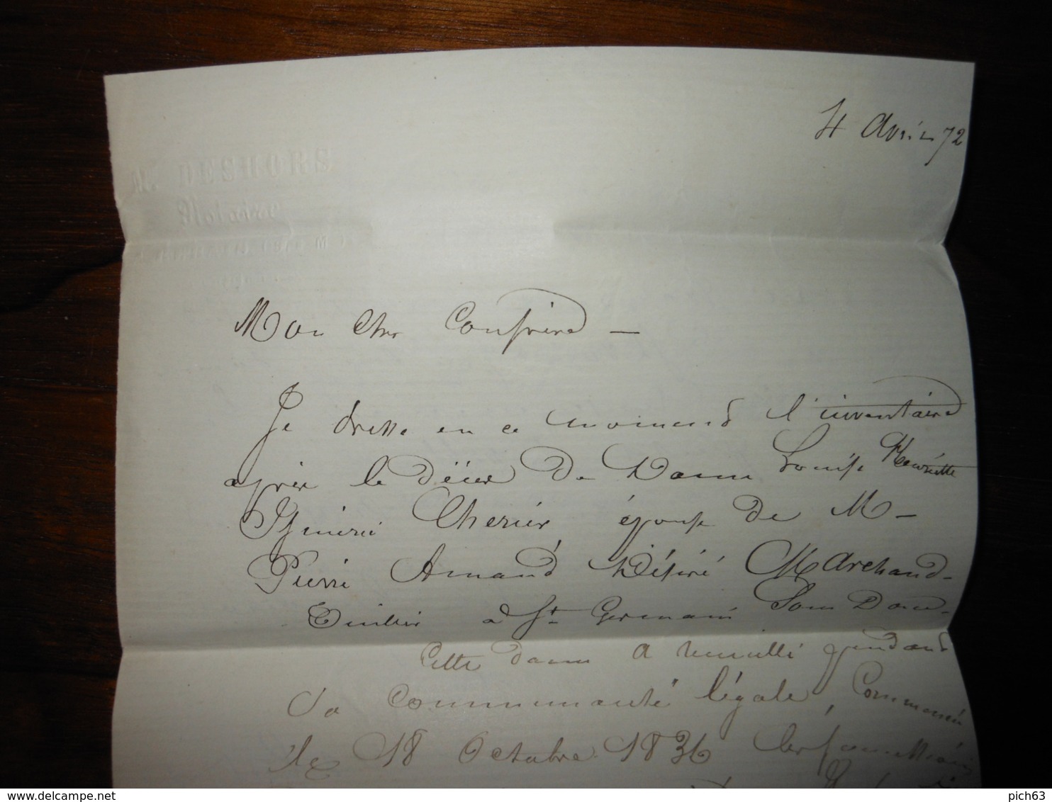 Lettre GC 3092 Rebais Seine Et Marne Avec Correspondance - 1849-1876: Classic Period
