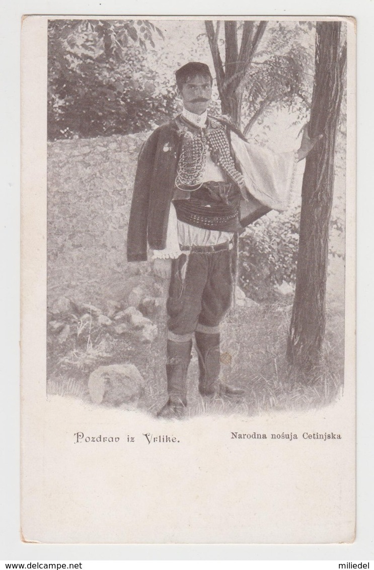 OR542 - CROATIE - Dalmatie - Vrlika - Costume Traditionnel - Narodna Nosuja Cetinjska - Pozdrav Iz Vrlike - Kroatien