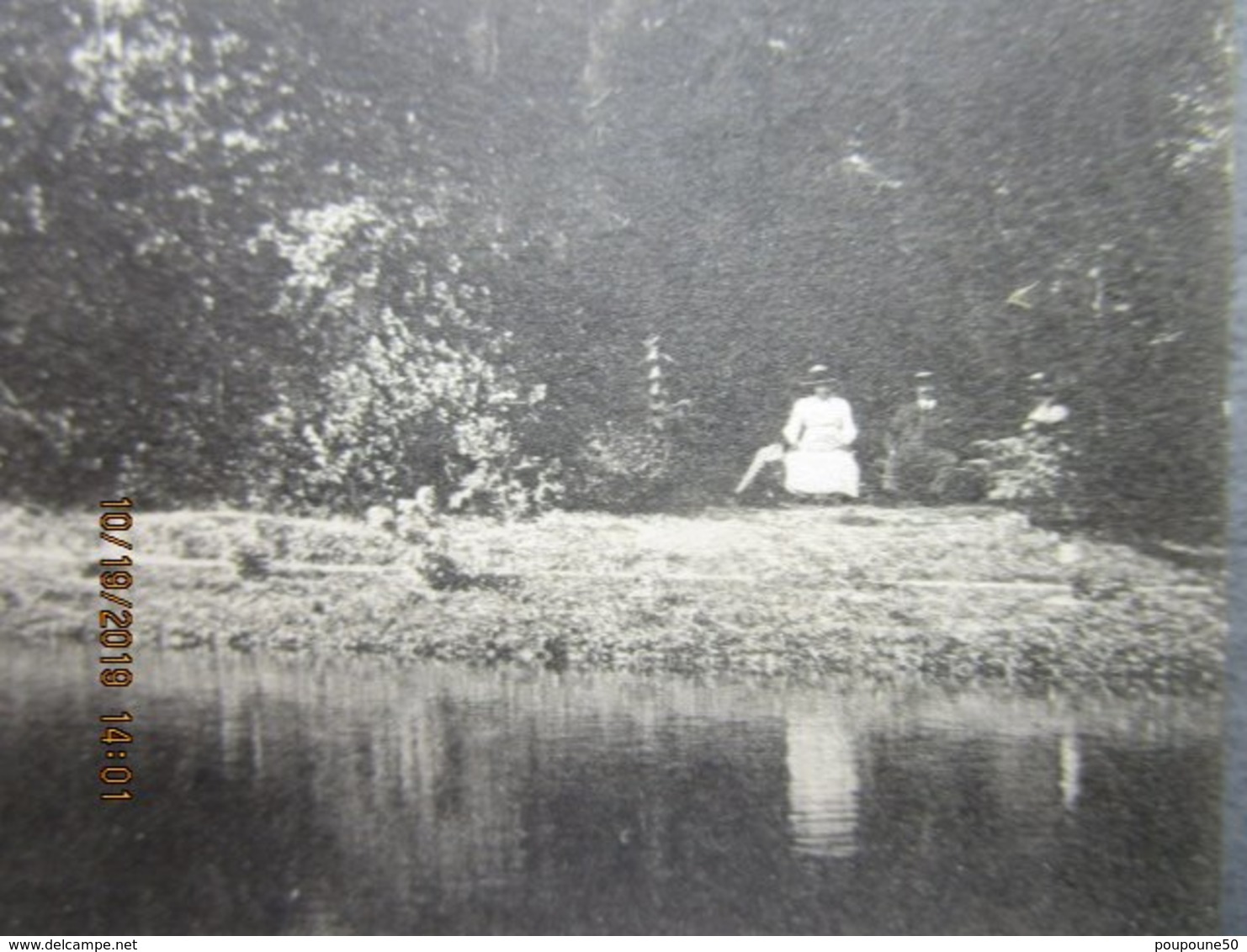 CPA 44 VIGNEUX  Vers Saint  Etienne De  Montluc  -  L'étang Et Le Château De La Bretonnière 1916 - Saint Etienne De Montluc