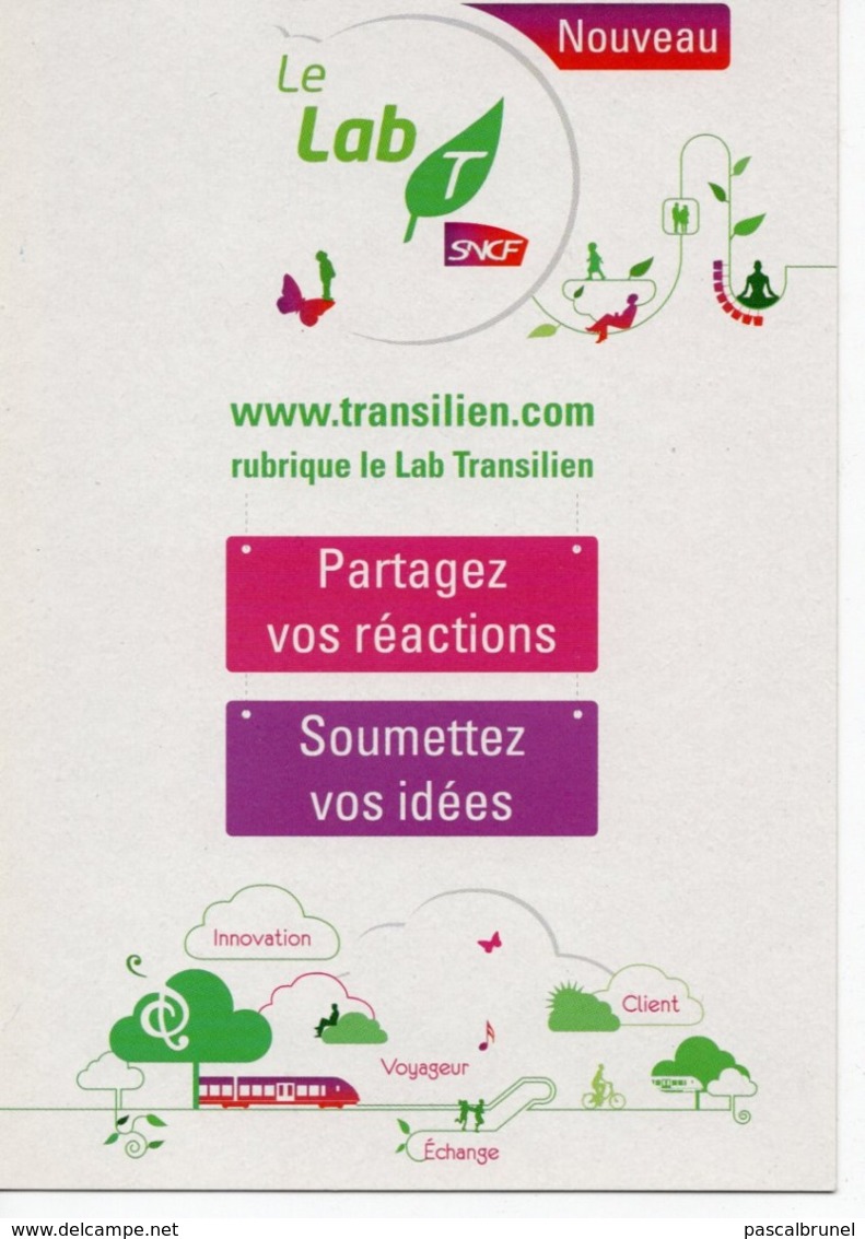 SNCF - LE LAB TRANSILIEN - Publicité