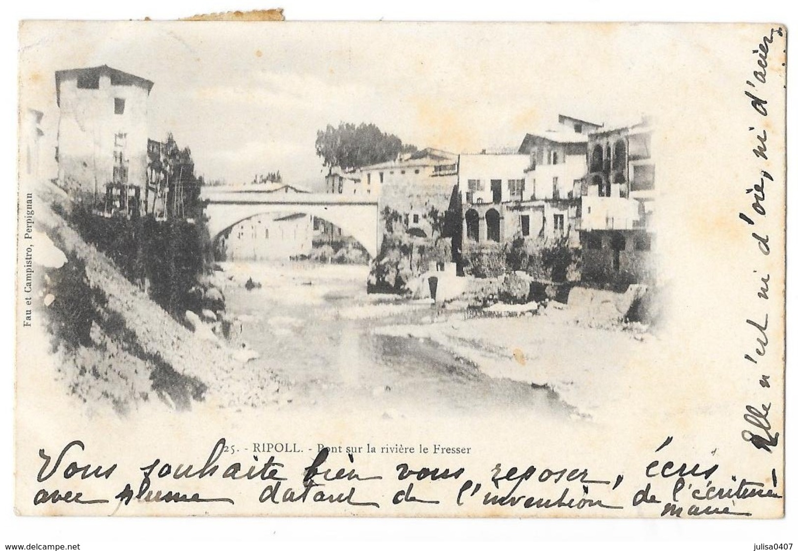 RIPOLL (Espagne) Pont Sur La Rivière Le Fresser - Sonstige & Ohne Zuordnung