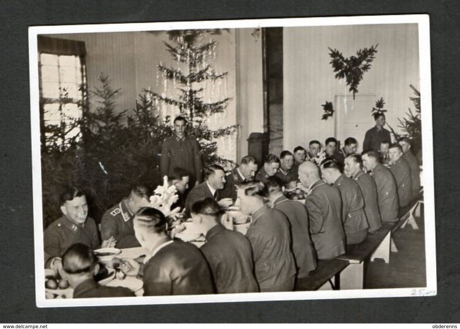 Photo Hoffmann Nr W 44,  Westfeldzug, Kanzler Bei Einer Weihnachtsfeier Der Luftwaffe - Briefe U. Dokumente