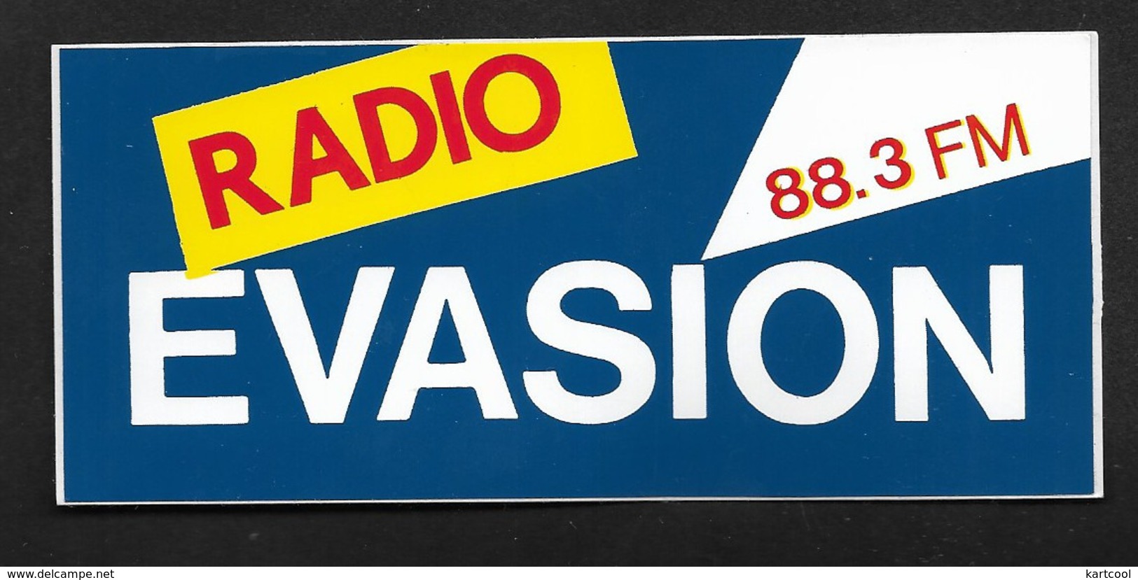 Radio Evasion - Sticker Adhésif Autocollant - Autocollants