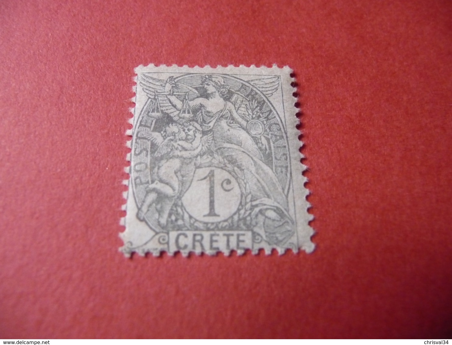 TIMBRE    CRÈTE      N  1      COTE  3,00  EUROS    NEUF  TRACE  CHARNIÈRE - Unused Stamps