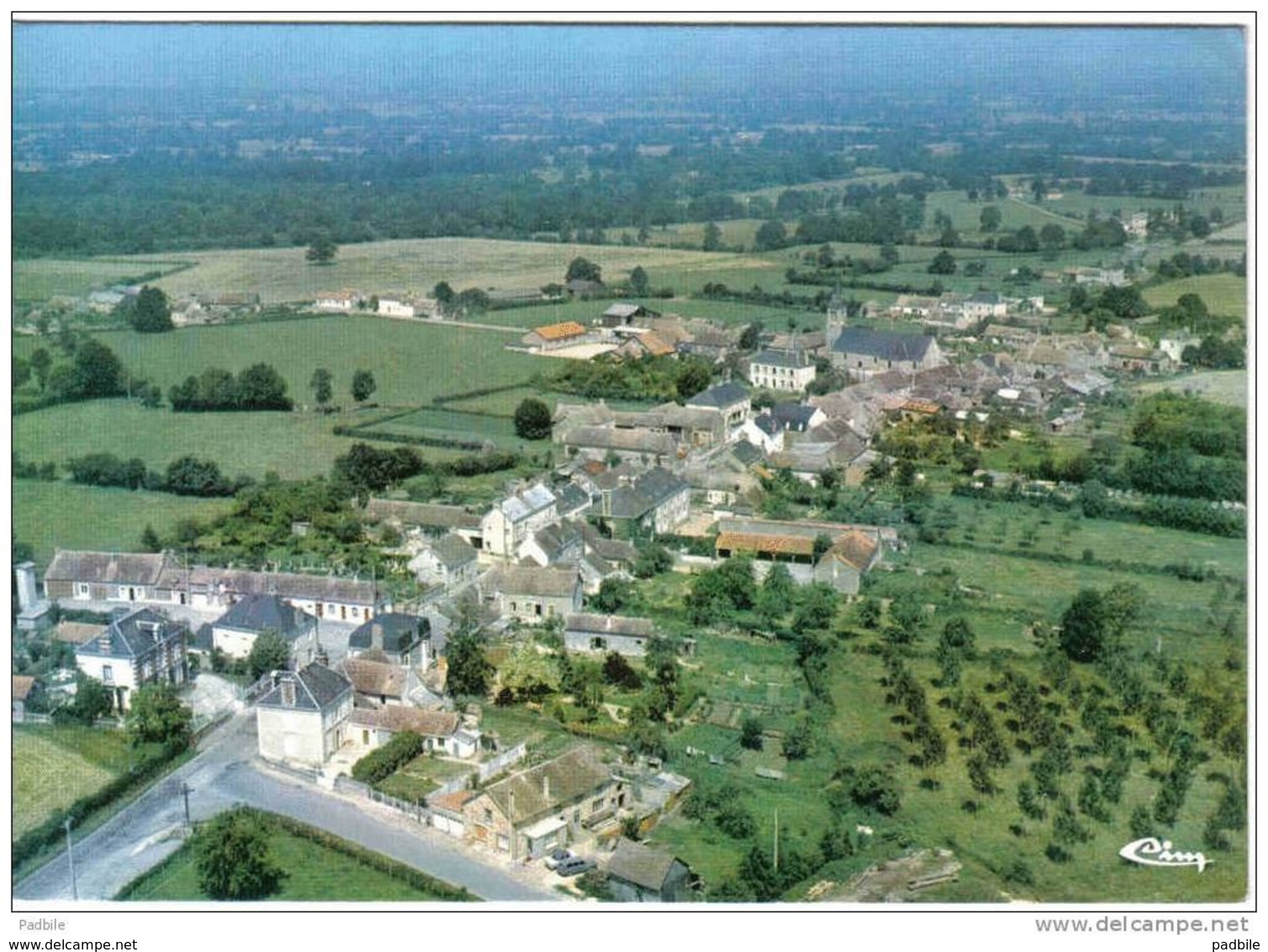 Carte Postale 72. Fresnaye-sur-Chedouet  Vue D'avion Très Beau Plan - La Fresnaye Sur Chédouet