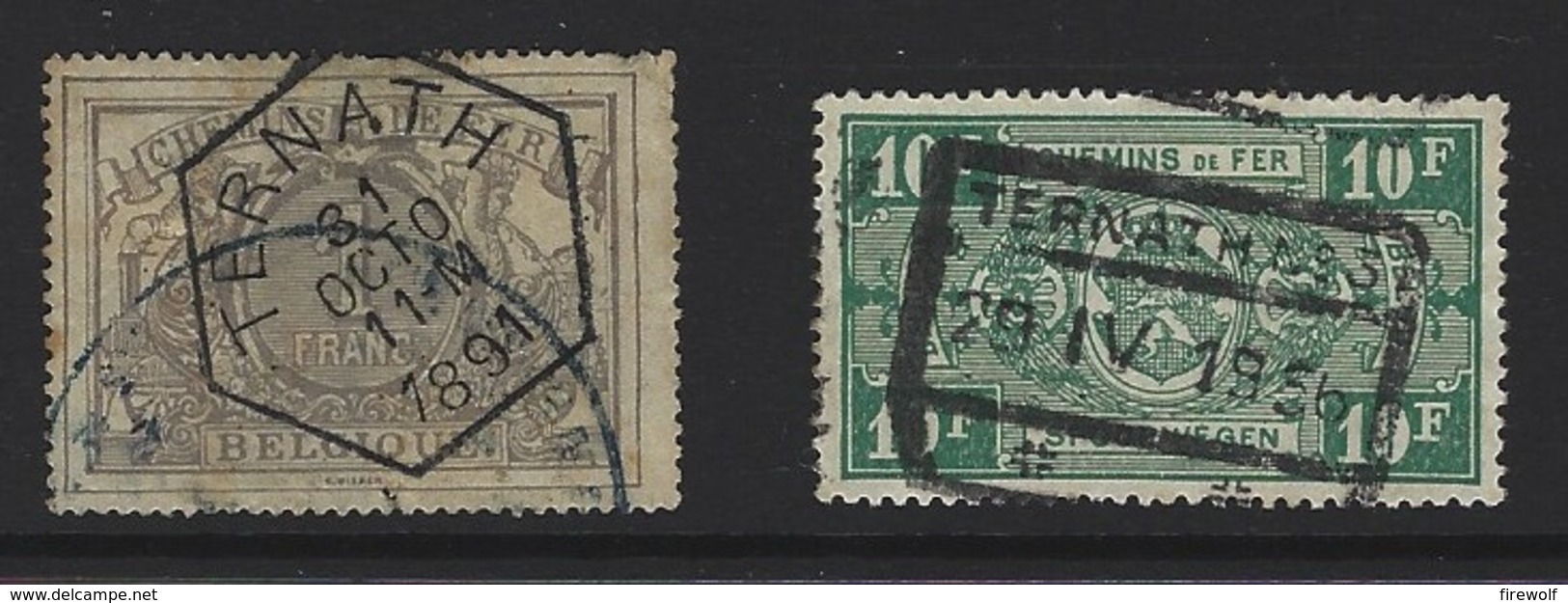 Y80 - Belgium - Railway Parcel Stamps - Used - Ternat - Other & Unclassified