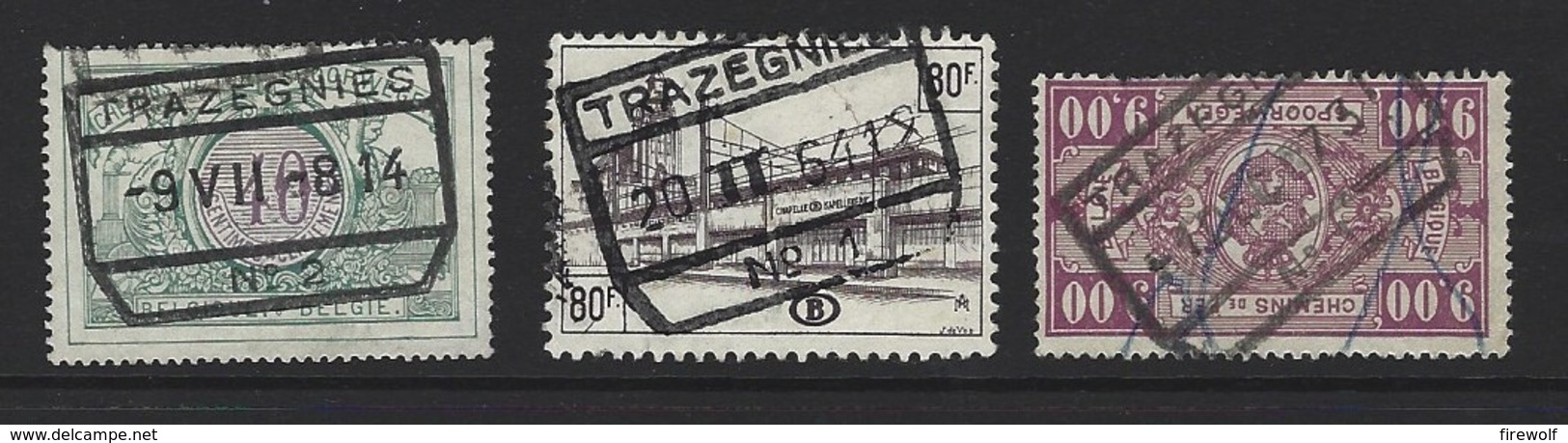 Y82 - Belgium - Railway Parcel Stamps - Used - Trazegnies - Other & Unclassified