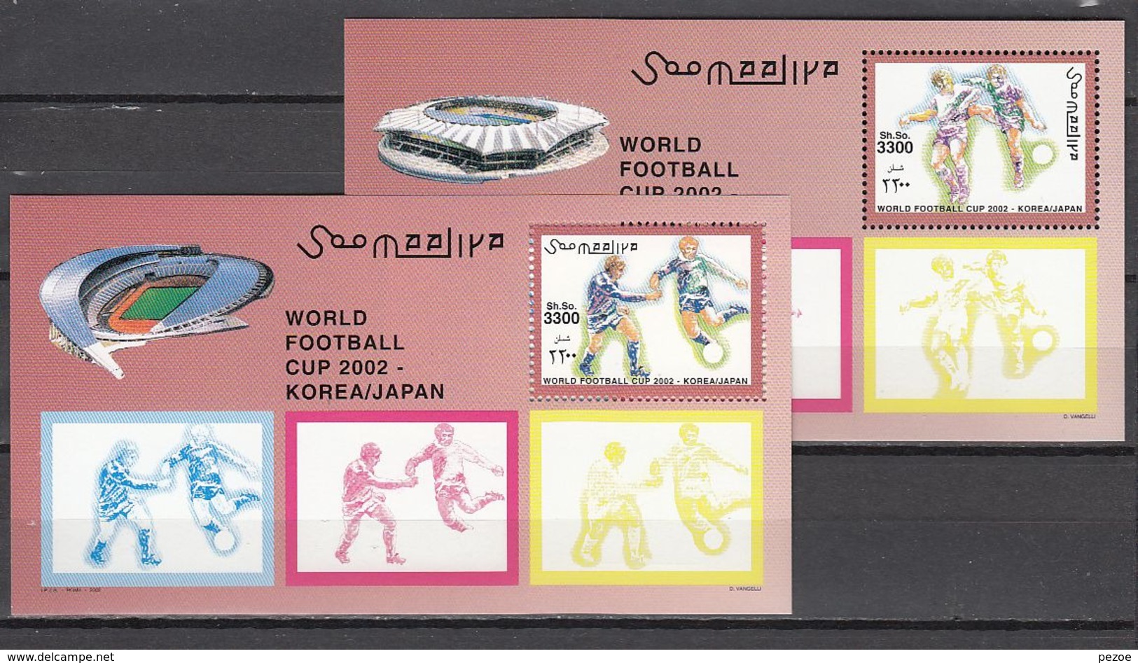 Football / Soccer / Fussball - WM 2002:   Somalia  2 Bl ** - 2002 – South Korea / Japan