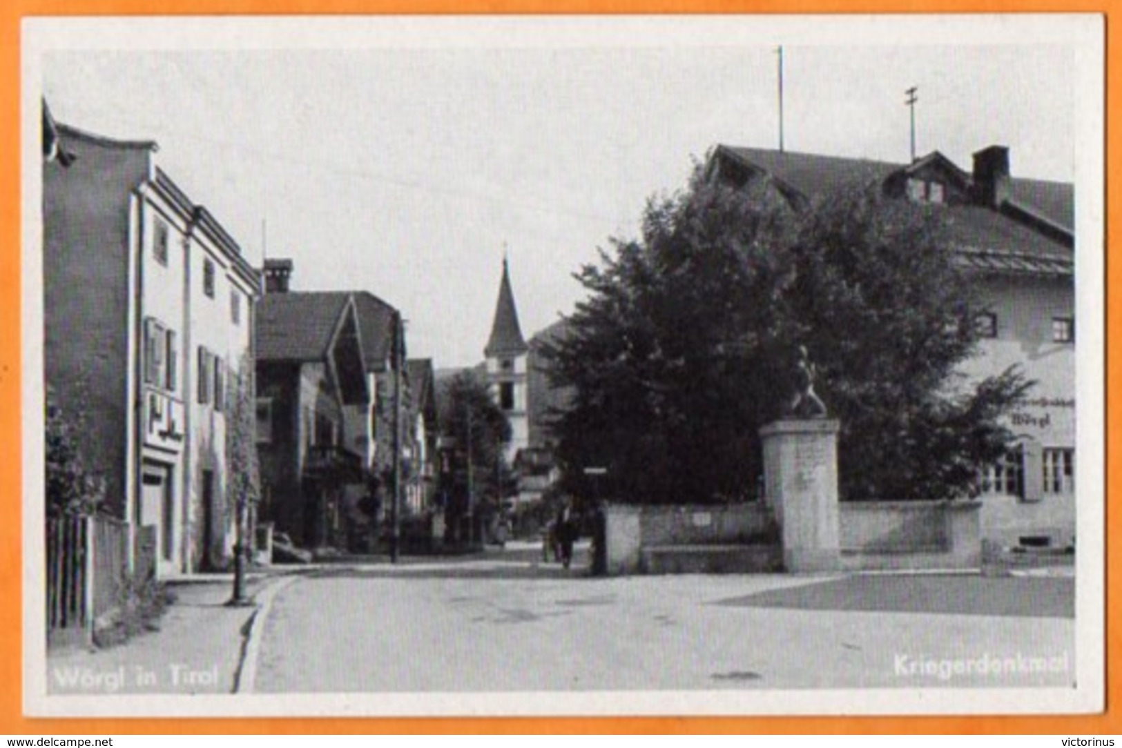 WÖRGL  IN  TIROL  -   KRIEGERDENKMAL  -  (  FOTO AK ) - Wörgl