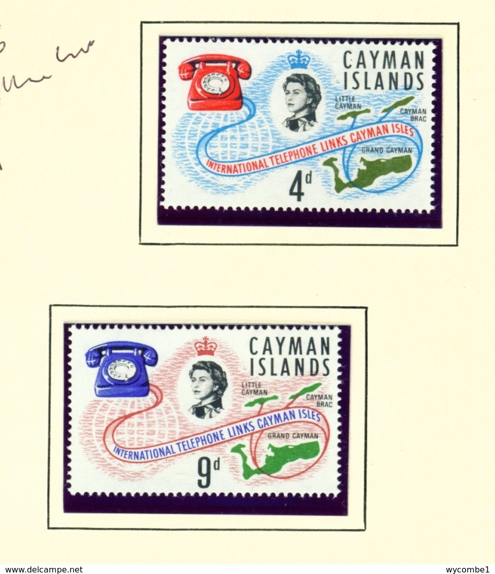 CAYMAN ISLANDS - 1966 Telephone Links Set Unmounted/Never Hinged Mint - Cayman Islands