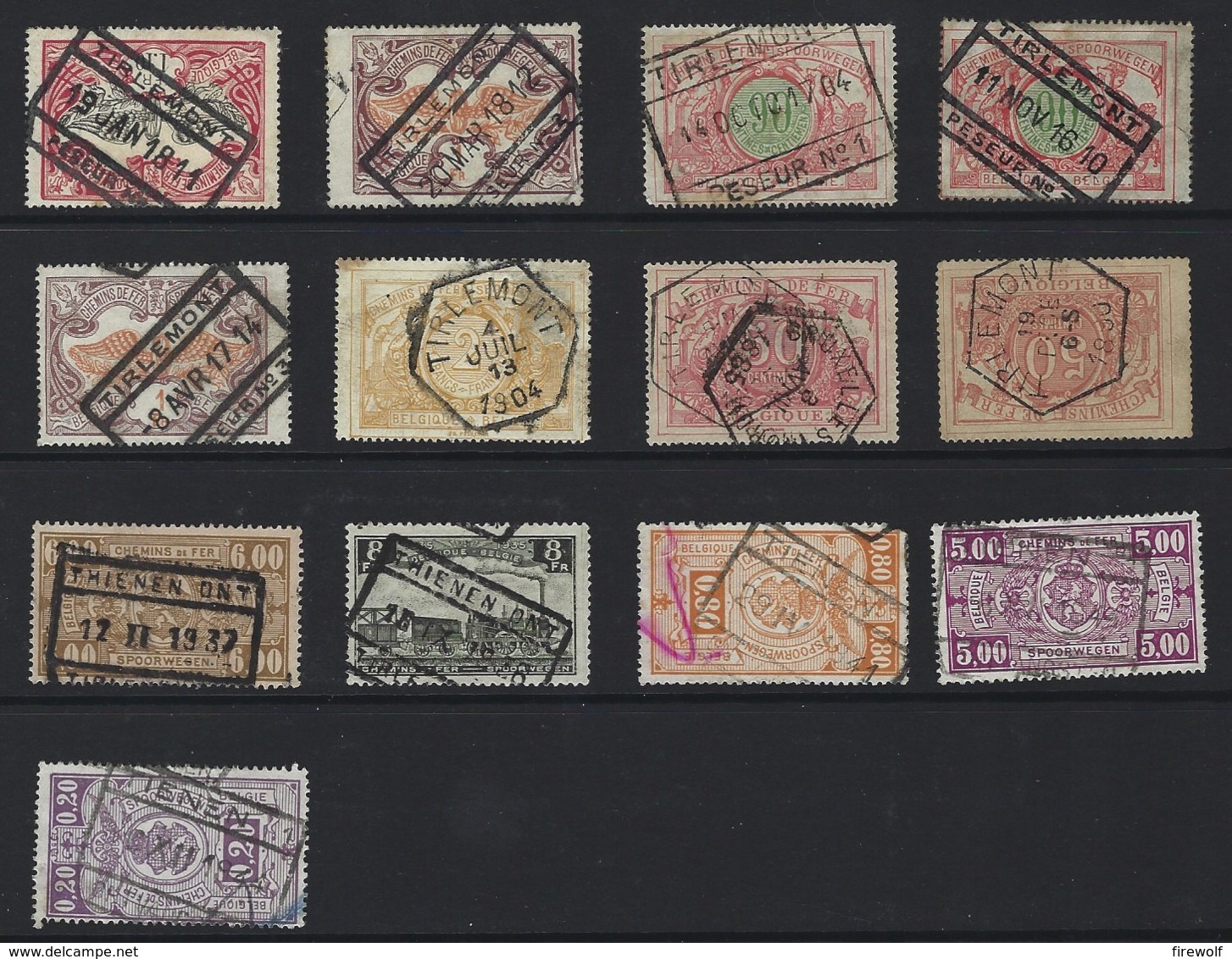 Y92 - Belgium - Railway Parcel Stamps - Used - Tienen / Tirlemont - Other & Unclassified