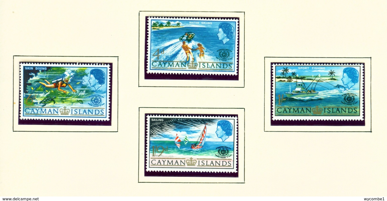 CAYMAN ISLANDS - 1967 Tourist Year Set Unmounted/Never Hinged Mint - Cayman Islands