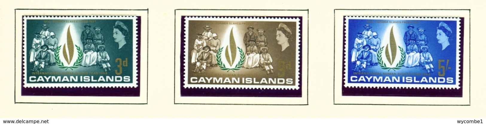 CAYMAN ISLANDS - 1968 Human Rights Set Unmounted/Never Hinged Mint - Kaimaninseln