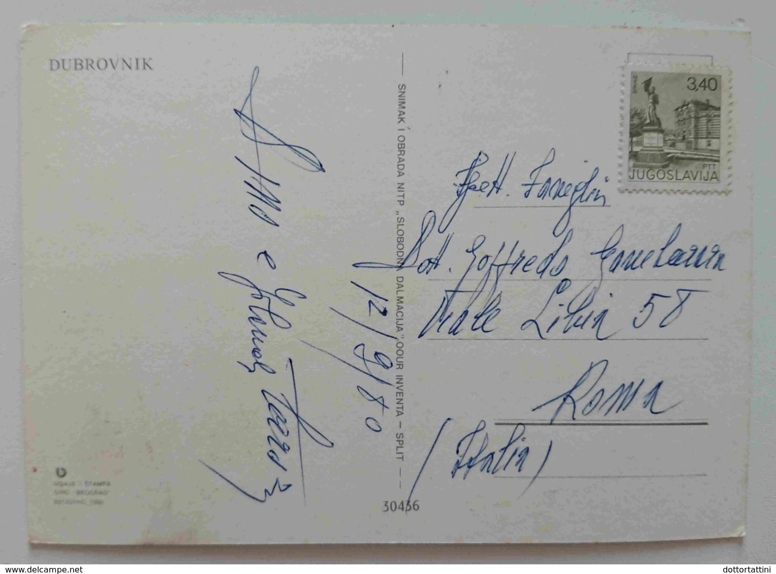 DUBROVNIK - YUGOSLAVIA (CROATIA) -   Vg - Jugoslavia