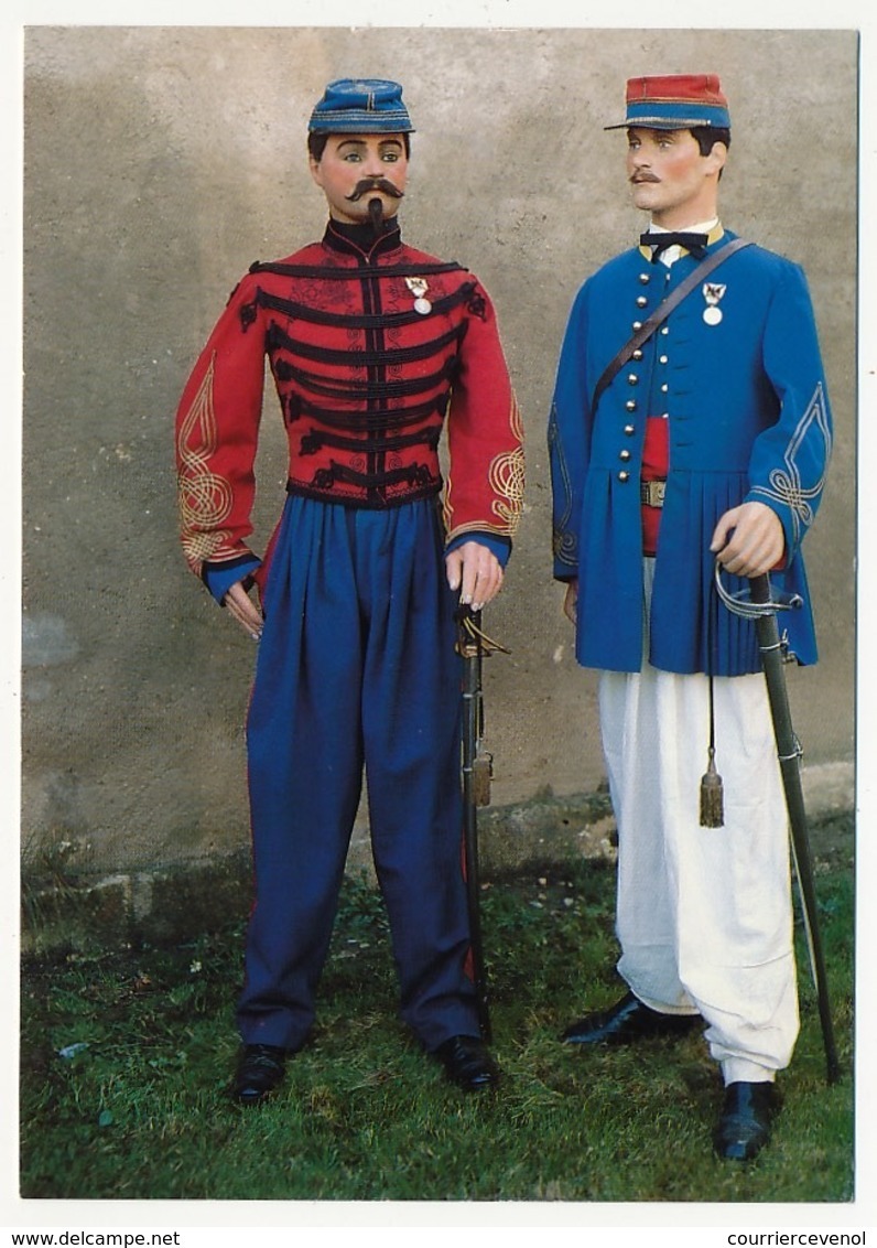 CPM - Capitaine De Spahis 1860/70 - Lieutenant De Tirailleurs Du 2eme Régiment - Uniformen