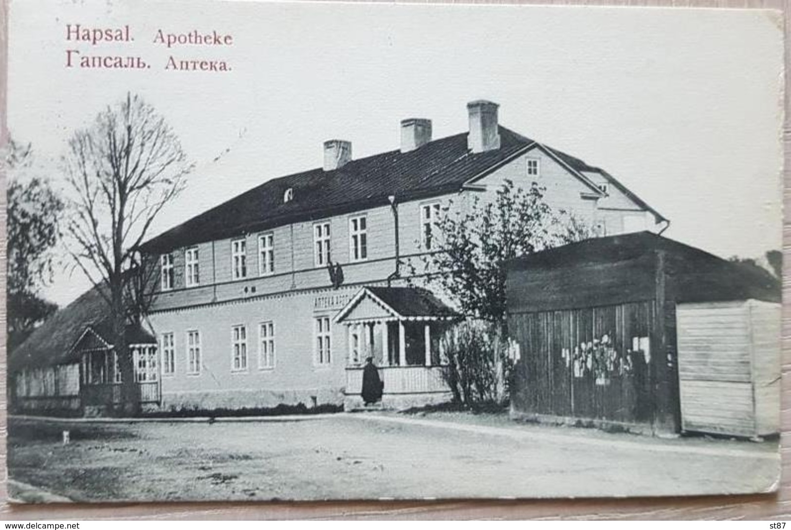 Estonia Hapsal Apotheke 1910 - Estland