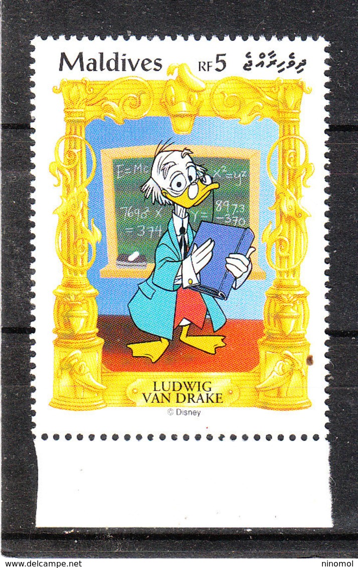 Maldive - 1990. Pico De' Paperis. Ludwig Van Drake. MNH - Disney