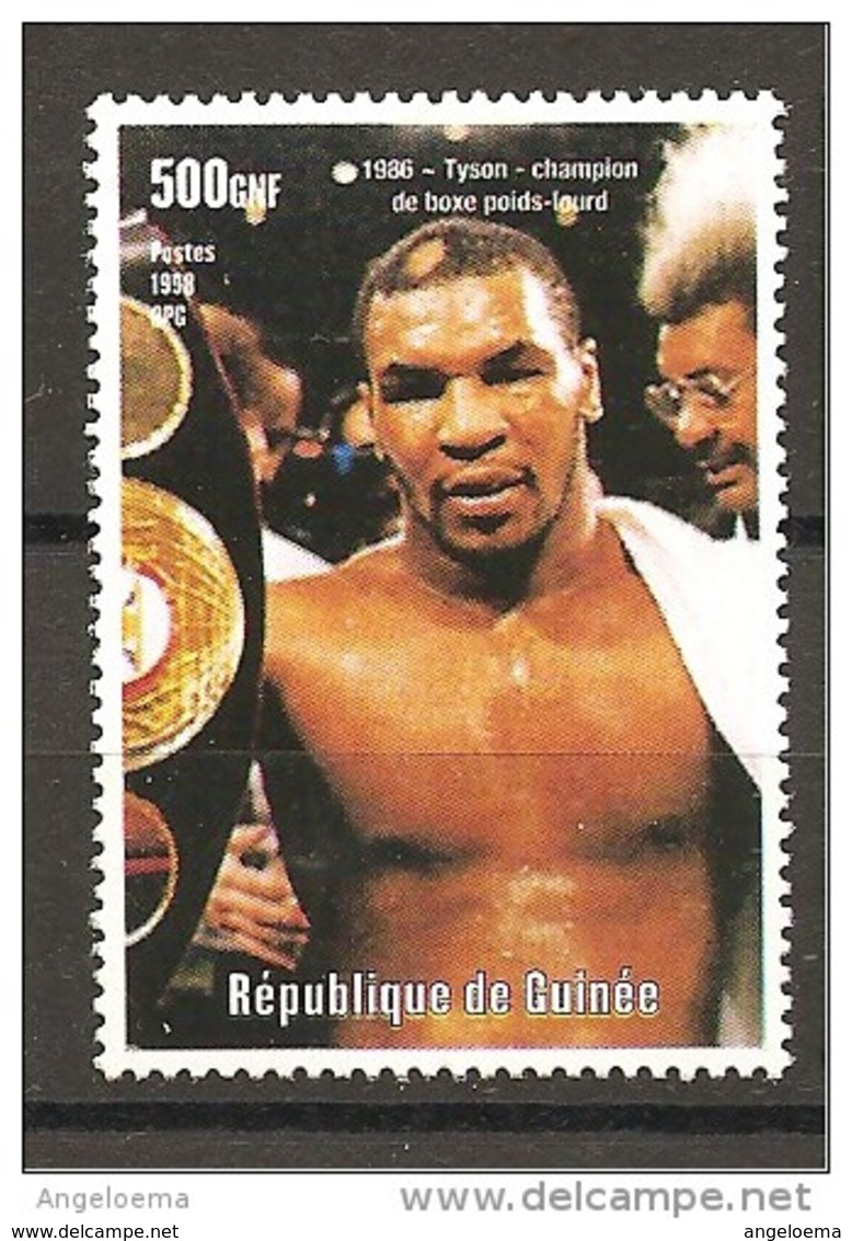 GUINEA REPUBBLICA - MIKE TYSON Pugile Nuovo** MNH - Pugilato