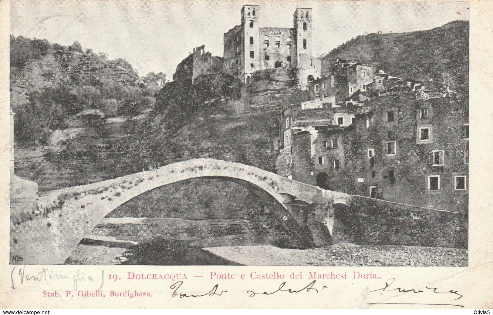 DOLCEACQUA - PONTE E CASTELLO DEI MARCHESI DORIA - Imperia