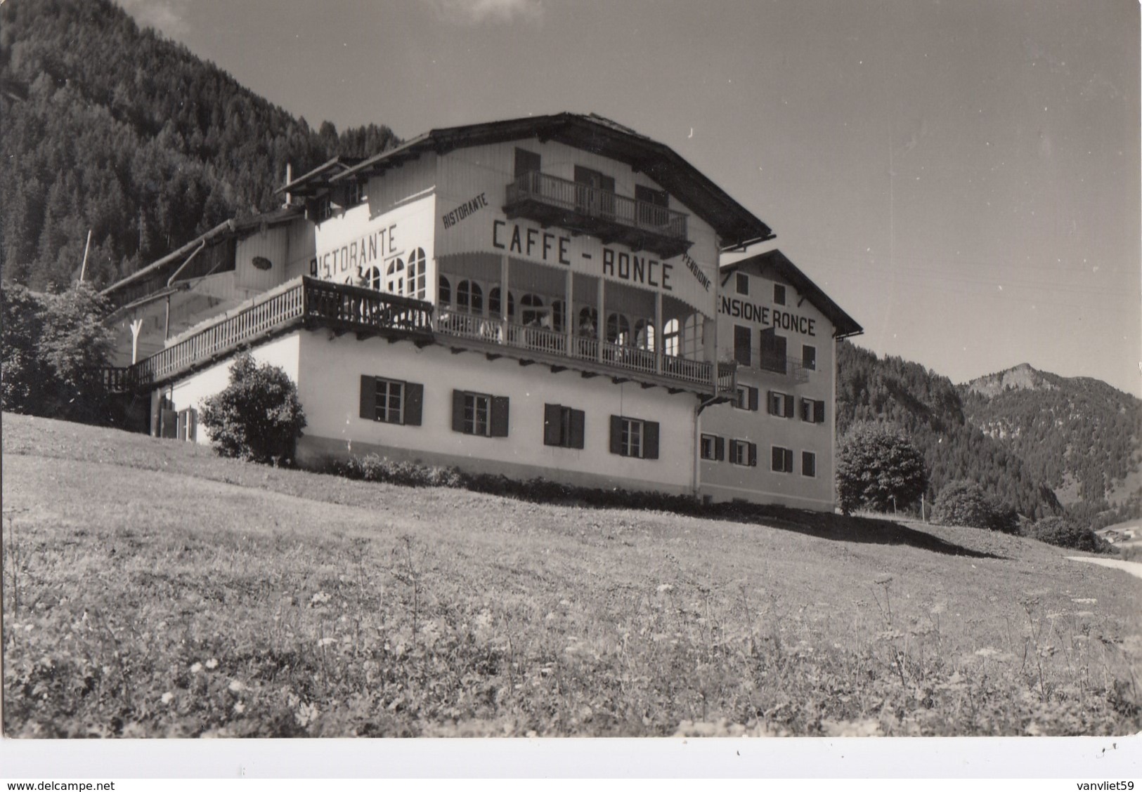 ORTISEI-BOLZANO-PENSIONE=RONCE=-CARTOLINA VERA FOTOGRAFIA NON VIAGGIATA ANNO 1950-1955 - Bolzano