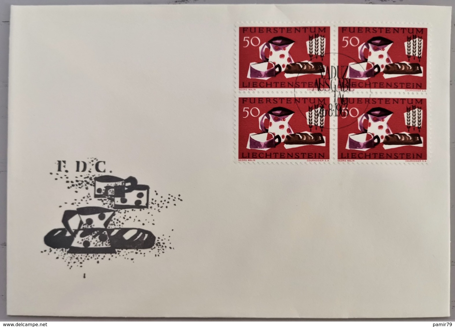 1963 FDC Kampf Dem Hunger Viererblock - Other & Unclassified