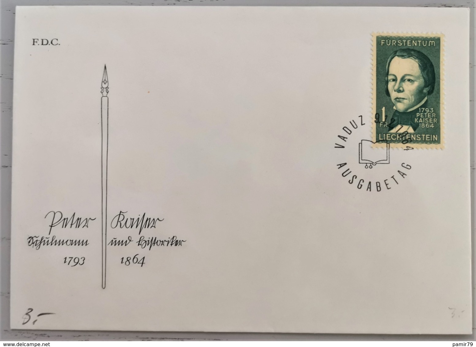 1963 FDC Peter Kaiser MiNr: 448 - Other & Unclassified
