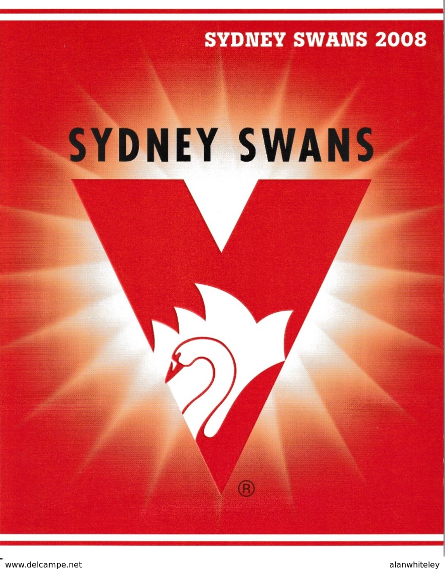 AUSTRALIA 2008 AFL/Sydney Swans: Souvenir Pack UM/MNH - Presentation Packs
