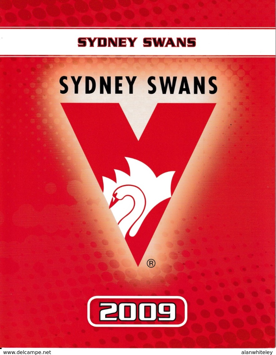 AUSTRALIA 2009 AFL / Sydney Swans: Souvenir Pack UM/MNH - Presentation Packs