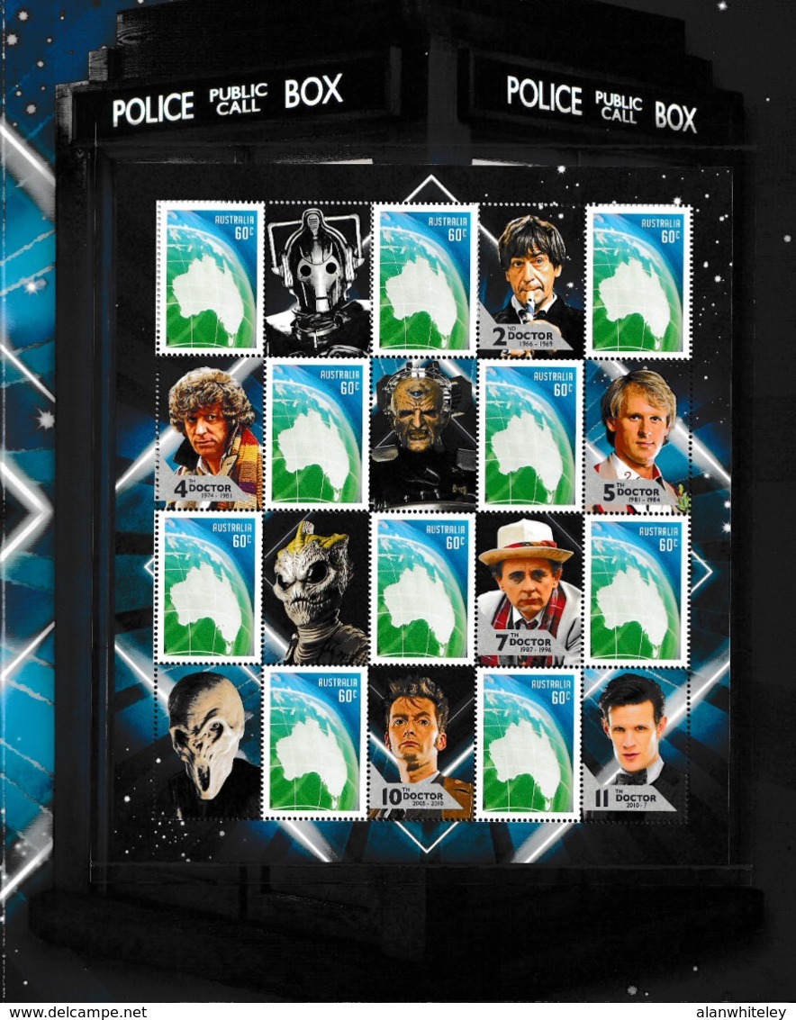 AUSTRALIA 2013 Doctor Who 50th Anniversary: Presentation Pack UM/MNH - Presentation Packs